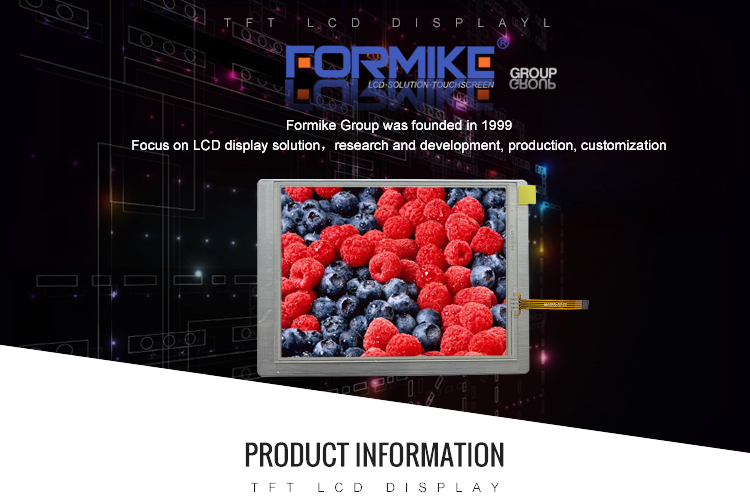 5.7 Inch Car TFT Screen 320x240 RGB LCD Touch With 33pin 18 Bits Digital RGB Interface