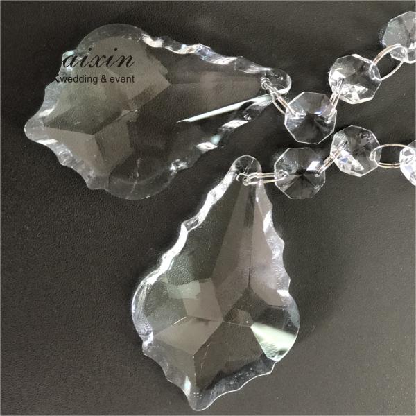 Чистый К9 Кристальный люстра Призму лампа Восьмиугольник Кольцевая цепь Рождественский свадебный подвесок