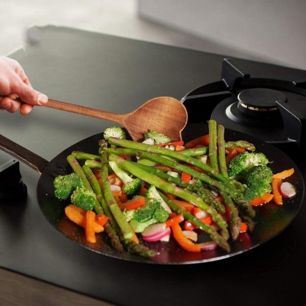 Multi Color Wooden Spoon Disposable Customized Logo Spoon Straight Style High Qual