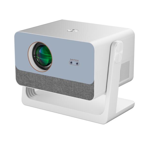 H5 White Android Home Theater Projector 1080P Dust Free 600 ANSI Projector
