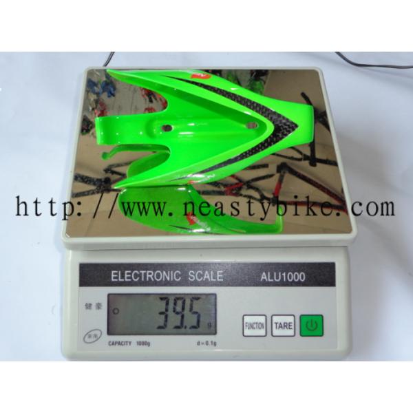 NT-BC1008 Cycling Green and Decal Carbon Fiber Bottle Cage