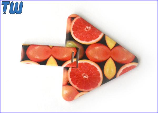 Custom Printing Plastic Triangle Twister 2GB Thumbdrives Stick