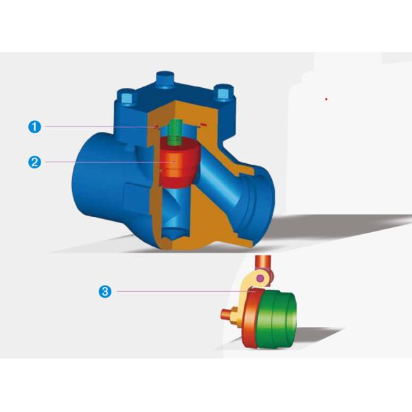 Swing / Piston Forged Steel Valve 1/2