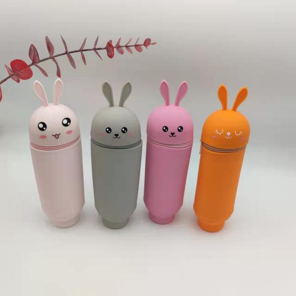 Boîte à crayons Boîte à crayons en silicone Boîte à crayons Porteur de sac à crayon Pour bureau Boîte à crayons pour étudiants