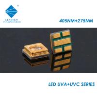 LENTE UVC do VIDRO de QUARTZO da microplaqueta da ESPIGA SMD da série 0.5w 265-285nm 395-405nm 3535 de UVA