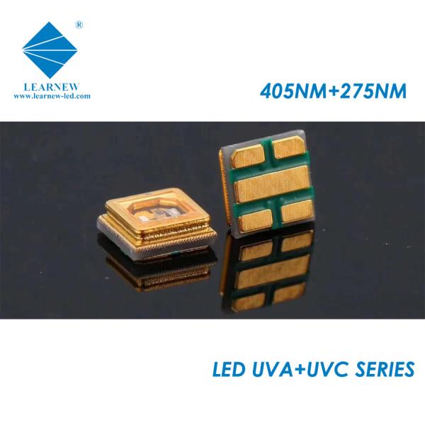 UVC ОБЪЕКТИВ СТЕКЛА КВАРЦА обломока УДАРА SMD серии 0.5w 265-285nm 395-405nm 3535 UVA