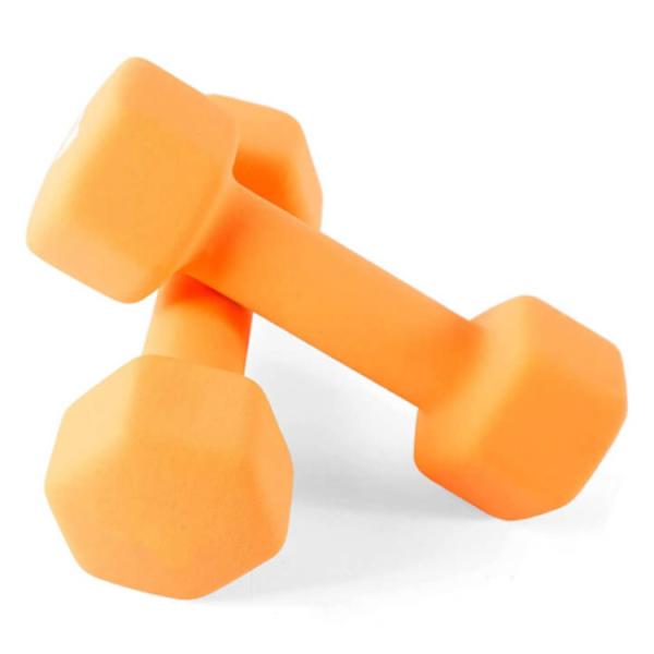 Cast Iron Neoprene Fitness Dumbbell Vinyl Dipped Dumbbells For Weight Exercise