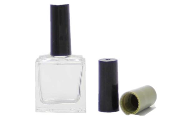 Garrafas vazias de nylon combinadas do verniz para as unhas da escova e do tampão 15ML 13/415