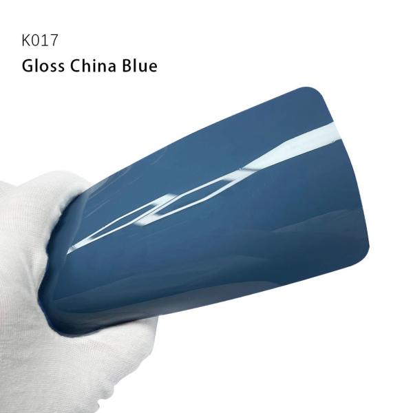 K017 Lumineux Chine bleu TPU couleur peinture de voiture film de protection en vinyle Enveloppe énorme