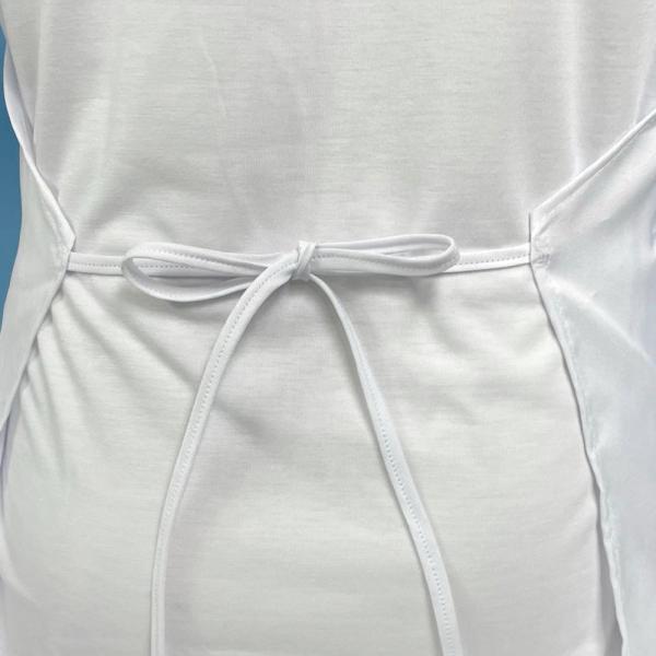 Adult And Kids Comfort White Polyester Aprons For Sublimation Eco Friendly