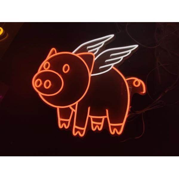 Pig neon sign kids Girls Mencave Halloween lighting pig neon sign