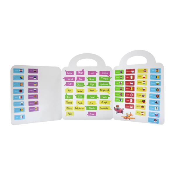 Preschool детей записывает воспитательную предыдущую уча съемную книгу стикера