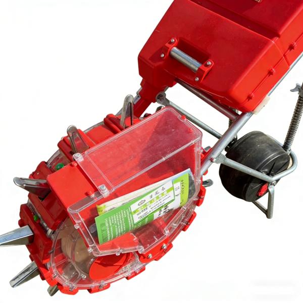 Manual Seeder Hand-Push Planter with Adjustable Depth and Precision Sowing for Multi-Seed Compatibility