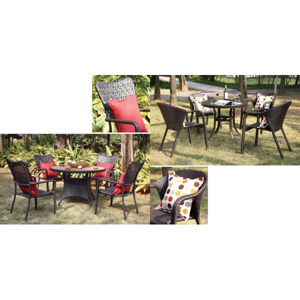 Indoor Outdoor 62cm Length 58cm Depth Rattan Patio Chairs All Weather