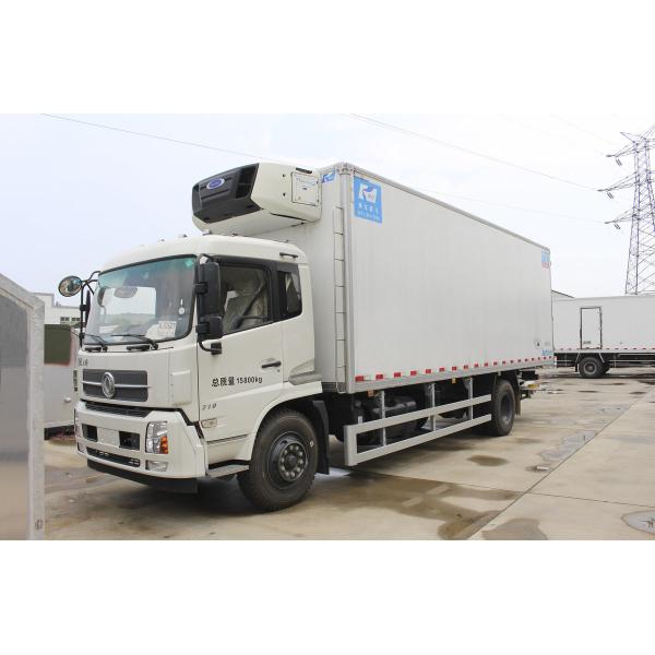 20ft Dongfeng 4x2 Refrigerated Box Trailer / Refrigerated Cargo Van Diesel Fuel Type