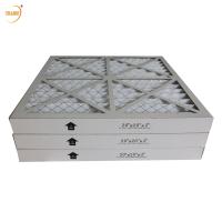 UL900 Cardboard Frame Panel Industrial Folding Air Filter G3/G4