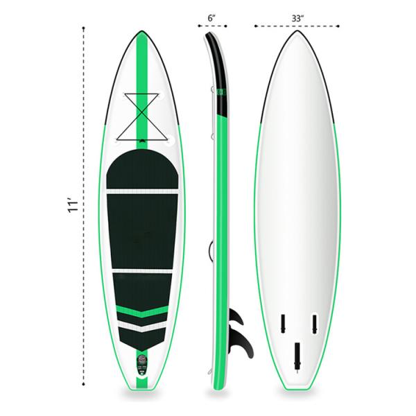 Surfing Touring Sup Board Stand Up Inflatable Paddle Board 300 Lbs