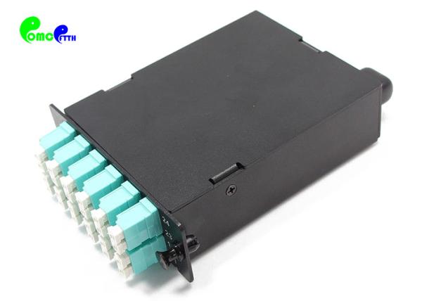 Painel de remendo montado cremalheira OM3 da gaveta de MPO 0.9mm com aço laminado CRS