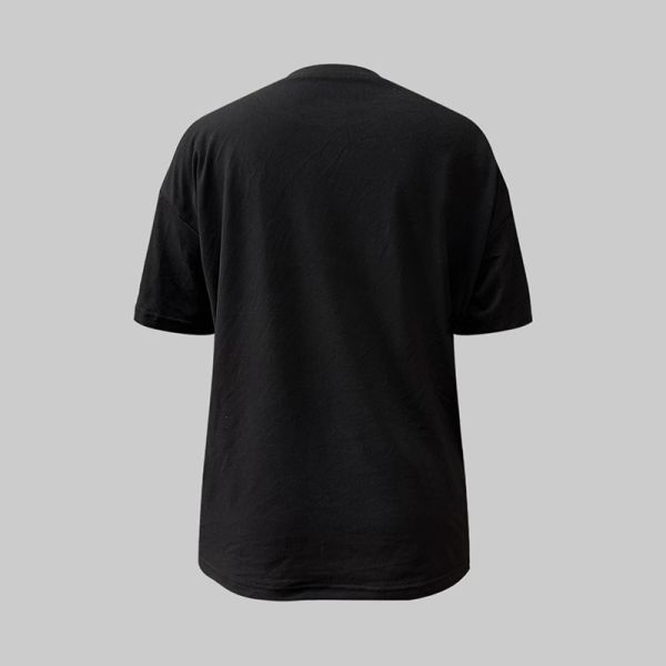 Both Men Women  Womens Fitted T Shirts Unisex Black Round Neck T Shirt