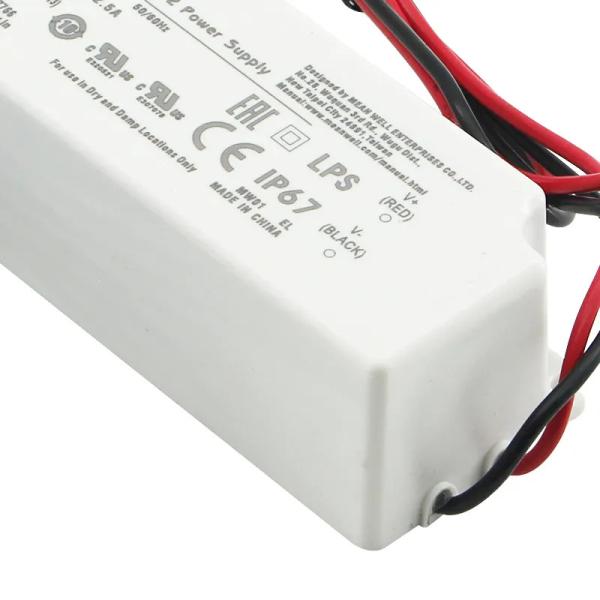 Fonte de alimentação LED à prova d'água IP20 12V 24V 48V 50W 75W 100W