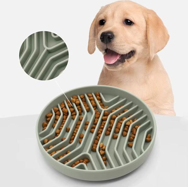 Sustainable Pet Bowls Non Slip / Non Displacement Slow Feeder Dog Bowls