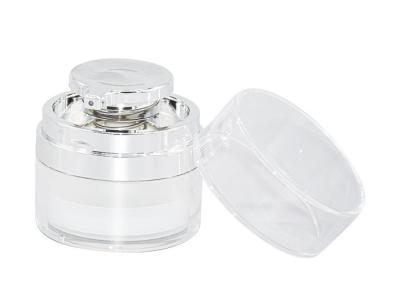 frasco mal ventilado cosmético acrílico do círculo 70g que empacota para o creme do olho