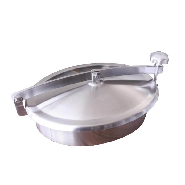 SS316L Circular Manway Manhole Cover 200mm - 600mm