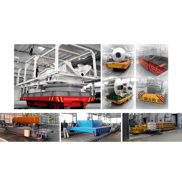Heavy Duty Electric Transfer Cart On Rail For Special Occasion Handling
