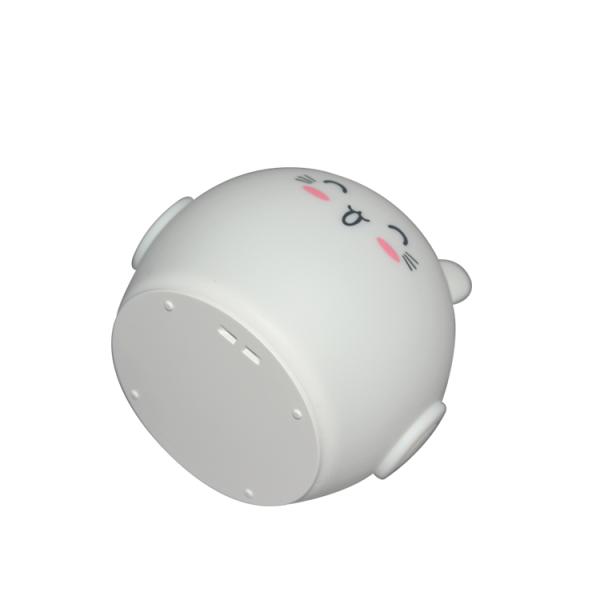 Мягкого прикосновения света ночи силикона кролика цвета перезаряжаемые переключая для детей