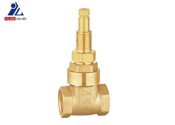 HPb 57 Brass Gate Valve 1 Inch ISO228 O Ring Struction