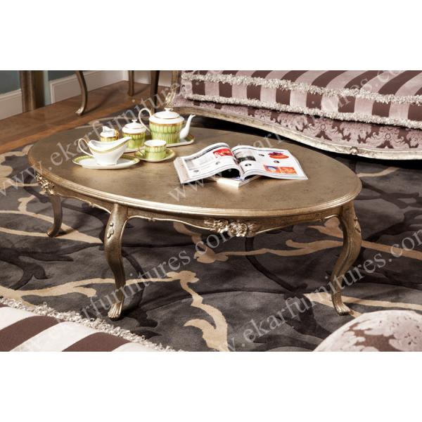 French Provincial Natural Stone Coffee Tabler TT-001