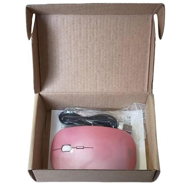 Corrugated  Mailer Box Computer Mouse Packaging Shipping Boxes With Fixed Insert Consumer Electronics Product Packaging Box