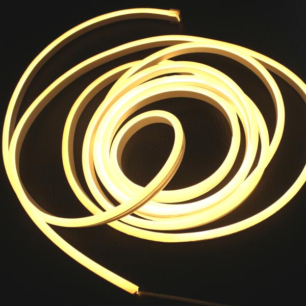 24v super bright mini 6x13mm led neon strip flexible rope 2835 smd neonflex warm white anti-uv silicone neon