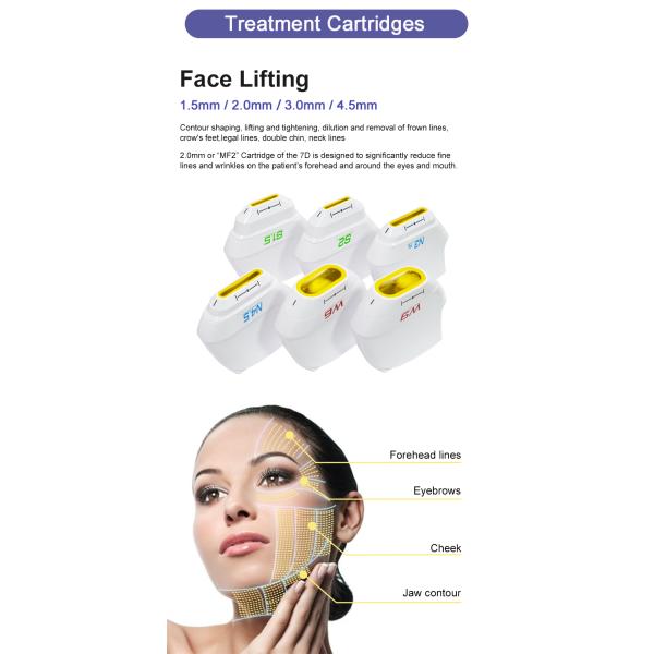 Hifu 7d Ultramax Smas смотрит на поднимаясь патроны машины 20000 съемок