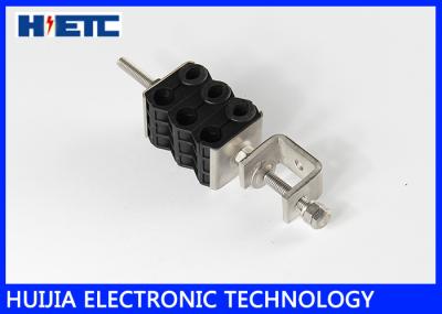 Through Core Type Feeder Cable Clamp , 1-1/4 Inch 304 Stainless Steel 6 Way Telecom Accessories
