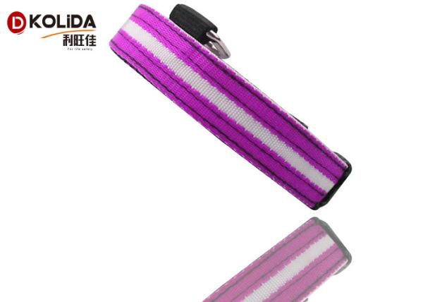 Eco - Friendly Nylon LED Dog Collar , Luminous Light Up Cat Collar