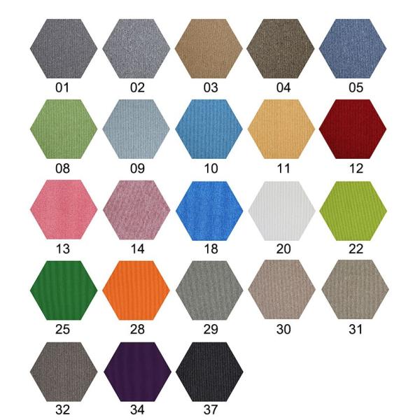Hexagon Commercial 100%SD Nylon Carpet Tile Floor Carpet Machine Tufted for Durability