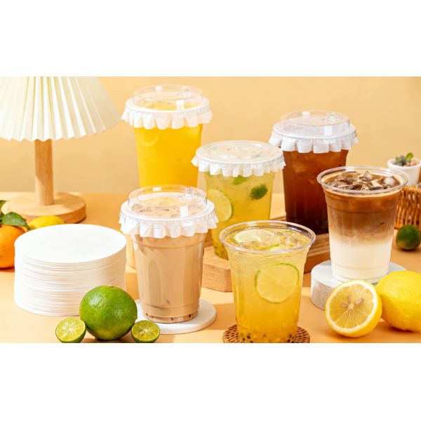 Custom Food-Grade Leak-Proof Bubble Tea Cup Seal Sheets