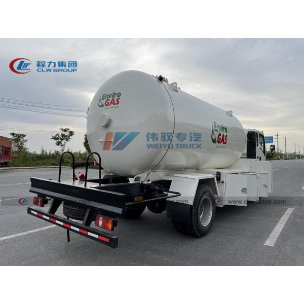 Автоцистерна газа Sinotruk HOWO 4x2 15m3 12m3 LPG Bobtail