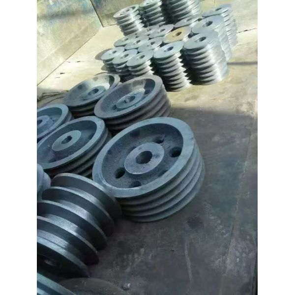 High Load Bearing Cast Iron V-Belt Pulley with Precision Machining and Wear Resistance for Industrial Machinery