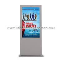 Soporte de pantalla de visualización al aire libre de la señalización LED del Lcd Digital para hacer publicidad