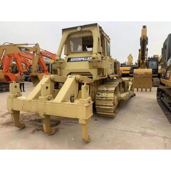 Puissante Caterpillar D7G Dozer d'occasion Économie d'énergie 6 voies lame
