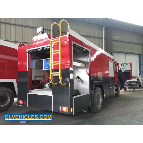 F Series 205hp ISUZU Fire Fighting Truck Fire Extinguisher Service Truck 4x2 Type