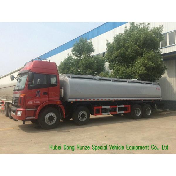 FOTON Petroleum Oil / Gasoline Delivery Truck , Crude Oil Tanker Truck 32000L