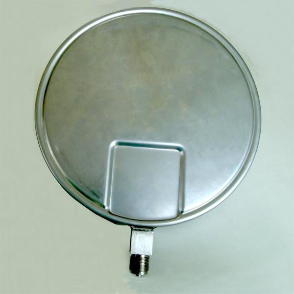 200mm All Stainless Steel Pressure Gauge 0.7 MPa CL 1.6 Big Dial Manometer