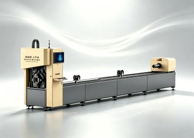 Q12 Automatic Loading Metal Tube Laser Cutting Machine With CNC Control For Furniture Manufacturing Industry