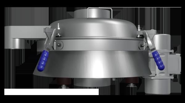 Compact Vacuum Vibration Sifter Small Inspection Screening Machine