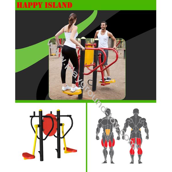 3.0mm Galvanized Steel Outdoor Gym Equipment For Workout Art