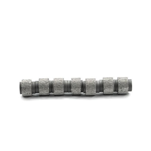 D11.0mm Vacuum Brazed Diamond Wire Saw Beads for High Cutting Speed Stone Block Tools