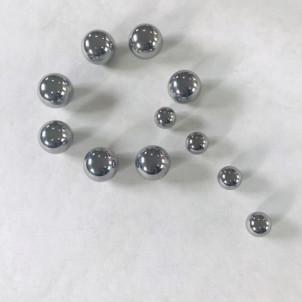 7.5mm 0.295275 Forged Grinding Steel Balls , HRc20 Solid Steel Bearing Ball